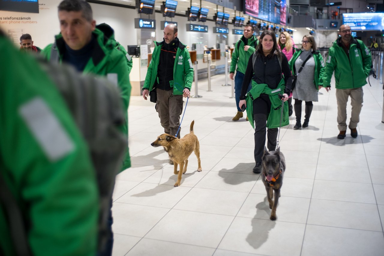 Törökországba indul az MRSZ Kutató- és Mentőcsoportja 2023- február 7. Fotó: Todoroff Lázár