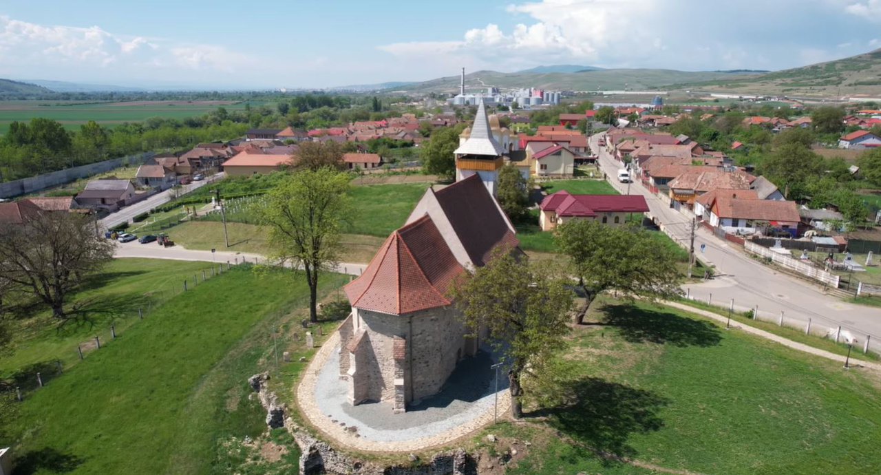 Marosszentimre - Forrás: reformatus.ro videójából