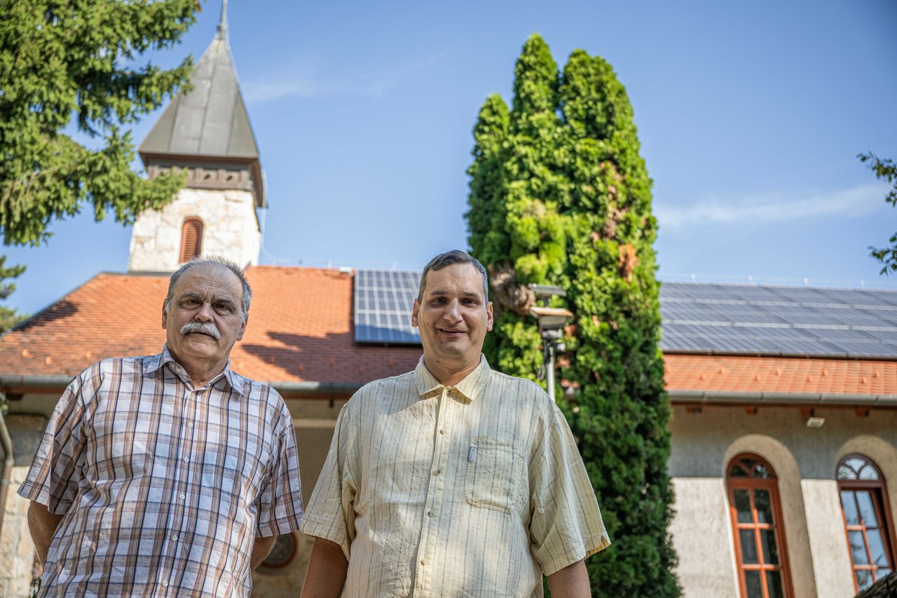 Barta Gábor presbiter,  Bereczky Örs lelkipásztor F. Sebestyén László